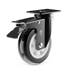 Hoge Kwaliteit Dragende Heavy Duty Leveling Verstelbare Hamer Caster Swivel Wielen Te Koop