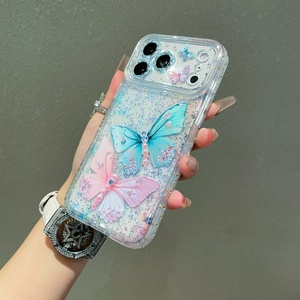<span class=keywords><strong>Coque</strong></span> transparente en TPU pour <span class=keywords><strong>iPhone</strong></span> 17, 16, 15, 14, 13, motif papillon souple, protection intégrale, vente en gros, directement de l'usine OEM - Product Image 5