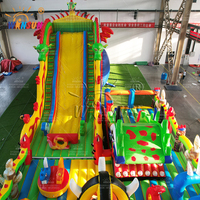 Winsun Château Gonflable Fun City Combo Centre d'Activités pour Enfants Parc à Thème Dragon Usage Commercial Matériau PVC Taille Personnalisée CE