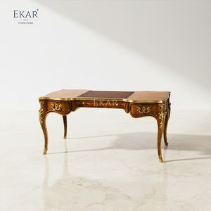 שולחן מנהלים יוקרתי מדגם EKAR Marquis |   שולחן כתיבה אנגלי סִגְנוֹן מגולף בעבודת יד |   ריהוט משרדי יוקרתי - Product Image 4