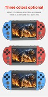 Nouvelle console de jeu portable X7 Mini, lecteur MP5 TV, consoles de jeu vidéo portables rechargeables, lecteur de console de jeu X7