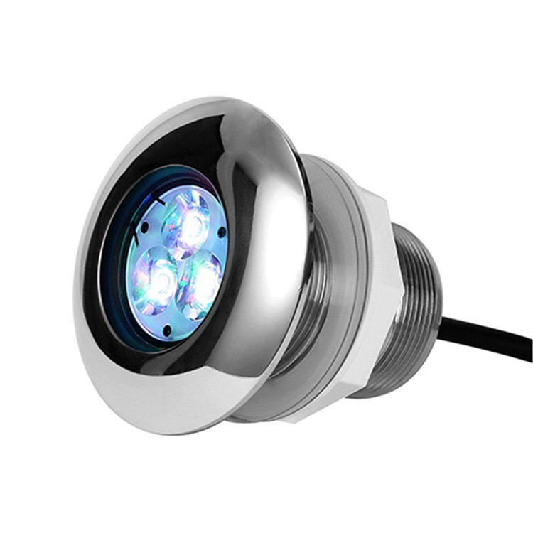 304SS Swimming Pool Decorative High Bright RGB Waterproof Stainless Steel IP68 3W/6/10W Mini Underwater LED Landscape Lights