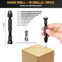 Perangkat Peralatan Printer 3D 63-Piece Termasuk Alat Pembersih Nosel, Alat Penghalus, Kikir Logam, Bor Tangan, Pemotong Kawat, Pinset untuk 3D