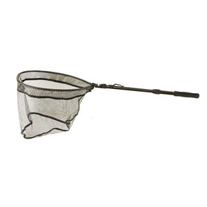Épuisette de pêche à la <span class=keywords><strong>carpe</strong></span> télescopique pliable en aluminium avec poignée EVA de 18 cm, filet en caoutchouc AL à mailles de 5 mm - Product Image 6