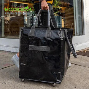 <span class=keywords><strong>Sac</strong></span> d'épicerie réutilisable à motifs personnalisés sur <span class=keywords><strong>roulettes</strong></span> <span class=keywords><strong>Sac</strong></span> <span class=keywords><strong>de</strong></span> courses fourre-tout pliable à <span class=keywords><strong>roulettes</strong></span> avec <span class=keywords><strong>roulettes</strong></span> - Product Image 5