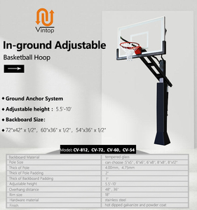 Professional Customization Adult Basketball Hoop <strong>Stand</strong> Height Adjustable Tempered Glass Backboard Outdoor <strong>Basket</strong> <strong>Ball</strong> <strong>Stand</strong> - Product Image 6