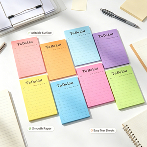 8 Colors To Do List Notepad Tearable Thick Paper Day Planner - Product Image 3