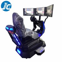 Centre de divertissement, simulateur VR 6DOF avec construction en aluminium et acier pour parcs d'aventure intérieurs, équipement de salle de jeux