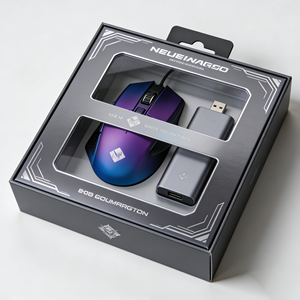 GoTop Advanced Mouse Spots UV Flocage EVA Doublure <span class=keywords><strong>Or</strong></span> Estampage Gaufrage Debossing Coins renforcés Stratification brillante - Product Image 2