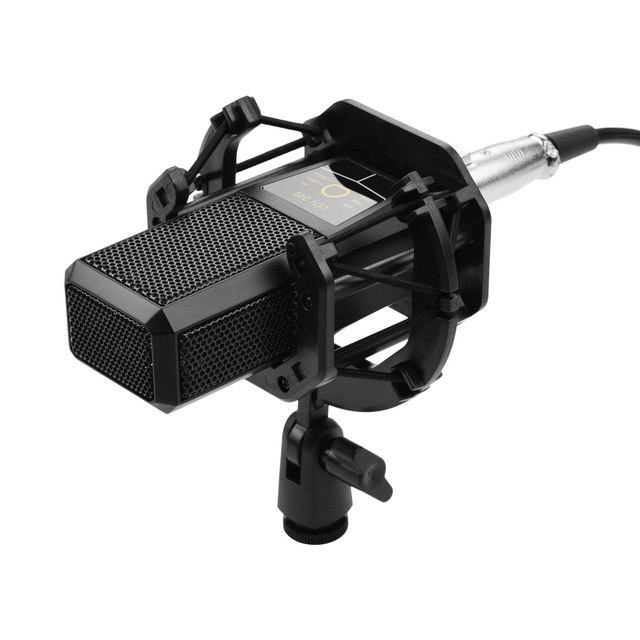Cardioid Condenser Vocal Microphone with 3-pin XLR to 3.5mm TRS Cable for Vocal Video Live Streaming Recording