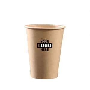 แก้วกระดาษคราฟท์แบบใช้แล้วทิ้งสองชั้นสำหรับกาแฟและชานมแบบนำกลับบ้าน รับพิมพ์โลโก้ รับพิมพ์โลโก้ตามแบบที่กำหนด - Product Image 3