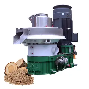 Moulin à granulés de bois en anneau pour transformer les arbres balle de riz luzerne passé le marc de café en carburant à granulés