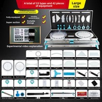 Kit complet d'équipement d'expérimentation optique pour les enseignants de physique du collège – Édition avec lentilles à fixation magnétique