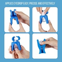 Dispositif transfrontalier pour gouttes oculaires, support auxiliaire pour flacon de solution pour syndrome de l'œil sec, outil sûr et hygiénique pour adultes et enfants, fabriqué à Shanghai