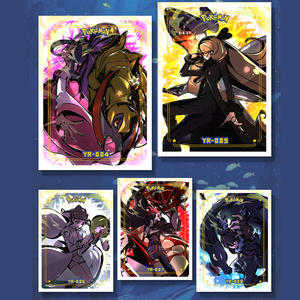 Nouvelles pochettes transparentes texturées holographiques pour cartes de collection Pokémon, non TGC, Fan Art, Booster Box, jeux de société, boîtes mystères - Product Image 2