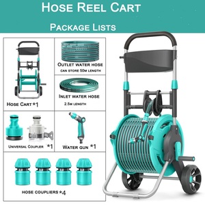 צינור אוטומטי לעגלה צינור מים נשלף ציוד השקיה צינור מים - Product Image 5