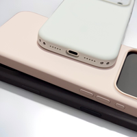 Casing ponsel silikon cair asli untuk iPhone 18 17 Pro Max dengan tombol kamera untuk casing anti-jatuh magnetik 17Pro