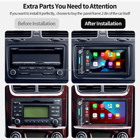 GRANDnavi MP5 Stereo Mobil Universal Double Din Player Radio Mobil DVD Player Carplay Mirror Link 7 Inch Android Radio Mobil