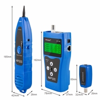 Testeur de câbles réseau multifonction NOYAFA NF-388 avec 8 télécommandes pour CAT5/CAT6 et BNC, garantie 1 an, haute précision