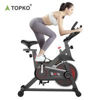 Vélo de spinning professionnel TOPKO pour la maison et le commerce, exercice aérobie