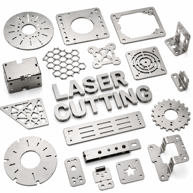 High Precision OEM Custom Stainless Steel Aluminum Bending Laser Cutting Parts Manufacturer