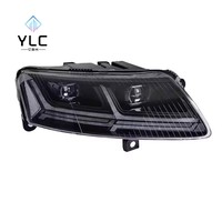 Phares de voiture pour Audi A6 Phare Projecteur Lentille 2004-2011 Signal Dynamique Phare A6 C6 LED Phares Drl Accessoire Automobile