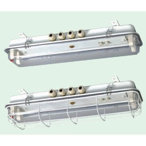 Luz de Techo LED para Cabina TCY41-2E, Iluminación de Cubierta Fluorescente Marina de Emergencia de Doble Tubo para Sala de Máquinas, Fácil Instalación - Product Image 1