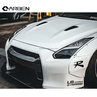 Capot de voiture en fibre de carbone style OEM pour Nissan GTR R35 2008-2016, modification améliorée, remplacement direct, installation facile