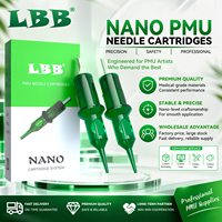 Cartouches d'aiguilles NANO LBB PMU professionnelles en gros OEM ODM pour tatouage des sourcils et des lèvres, maquillage permanent
