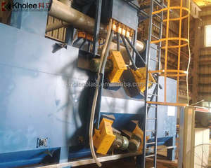 Máquina DE LIMPIEZA DE GRANALLADO transportadora de rodillos personalizada sin diseño de hoyo, para marcos de estructuras de soldadura - Product Image 6