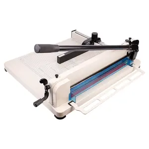 MOMOTECH Manual Heavy Duty Paper Cutter 12 inch Guillotine Paper Cutter 400 Cutting Sheets 858 A4 Paper Trimmer for Office