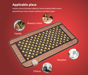 Pop Relax Gezondheidszorg Negatieve Ion <span class=keywords><strong>Mat</strong></span> Infrarood Verwarmingsmat <span class=keywords><strong>Tourmaline</strong></span> Hot Stone Pijnverlichtende Therapie <span class=keywords><strong>Jade</strong></span> <span class=keywords><strong>Massage</strong></span> Bed Matras - Product Image 5