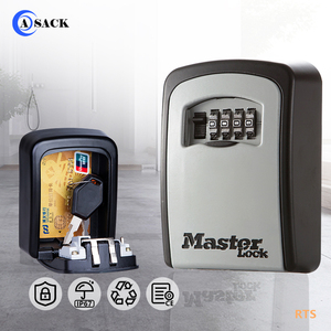 Metal Key Holder Safe Box Price 5401D Factory Supplier Metal Top Security Safes Key Master Lock Box 4 Digit Combination Safety Zinc Alloy Storage Holder Outdoor