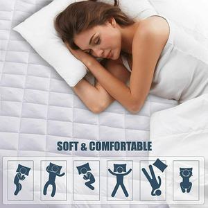 <span class=keywords><strong>Funda</strong></span> de cama <span class=keywords><strong>impermeable</strong></span> de microfibra suave, fundas de colchón acolchadas y protectores para el hogar y el hotel - Product Image 3