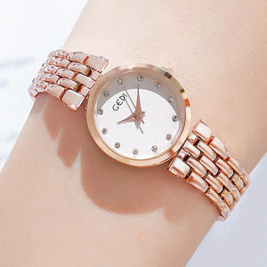Montre élégante pour femme, design minimaliste de haute valeur, montre-bracelet à quartz décontractée pour étudiants, étanche - Product Image 1