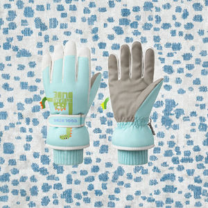Guantes de Invierno para Niños, Diseño de Dibujos Animados, Antideslizantes, Resistentes al Viento, de Poliéster, para Snowboard y Esquí, Calentadores de Manos - Product Image 3