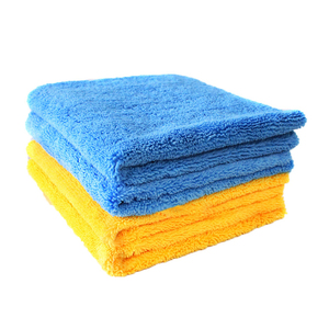 Panno a secco rapido in microfibra senza bordi da 400gsm lungo 40*40cm/asciugamano a pelo corto per la pulizia dell'auto - Product Image 5