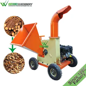 Weiwei capacidad 1t chip madera ramas para venta triturador de madera