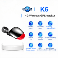 Traceur GPS GLONASS/GSM/GPRS 4G LTE/WiFi intelligent avec détection, feu arrière de vélo portable en ABS, super lumineux, avertissement de freinage, pour la conduite nocturne