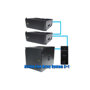 Kilise ses sistemi ekipmanları için CLS10A yüksek kaliteli aktif çift 8 inç sıralı hat hoparlör - Product Image 6