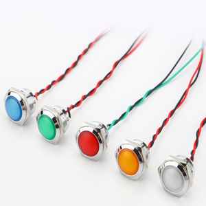 Đèn Tín Hiệu 19MmLed 3V 6V 12V 24V 110V 220V Đèn <span class=keywords><strong>Led</strong></span> Chỉ Báo Kim Loại Chống Nước Sử Dụng Trong Công Nghiệp - Product Image 2