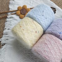 Fil à tricoter doux et coloré, mélange moelleux et duveteux pour le tricot et le crochet DIY, châle, écharpe