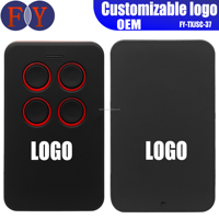 Télécommande de haute qualité 315 MHz avec coque ABS et 4 boutons pour portails automatiques et moteurs de volets roulants