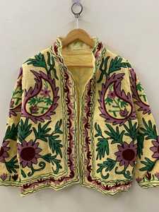 Veste ethnique brodée Suzani TNT pour femmes, manteau court d'hiver, vêtements de soirée, vêtements d'extérieur - Product Image 5