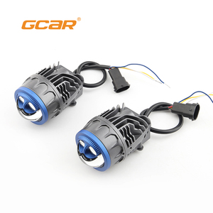 Gcar ไฟตัดหมอก LED <span class=keywords><strong>2</strong></span> "F2 6000K + 3000K IP67กำลังไฟสูง45W ใช้ได้กับรถยนต์มอเตอร์ไซค์ - Product Image 2