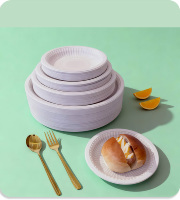 Assiettes jetables robustes et écologiques de 7, 8, 9, 10x10 pouces, personnalisables en usine, compatibles micro-ondes, pour burritos et fêtes