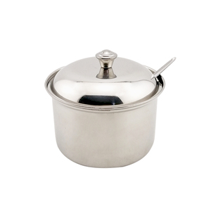 Utensili da cucina spezie in acciaio inossidabile sale zucchero olio pepe peperoncino condimento vaso contenitore con cucchiaio strumenti per erbe e spezie per tutte le stagioni - Product Image 2