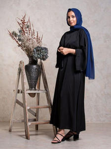 Vestido Abaya modesto Khimar árabe para mujer, caftán marroquí con capucha, Túnica turca islámica, Jalabiya, venta al por mayor, otoño de Dubai, 2023 - Product Image 4