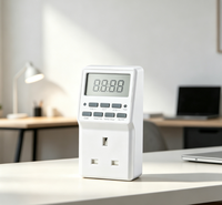 Moniteur de consommation d'énergie BNQ 50 E85J UK 240V 13A, compteur de puissance, mesure de la tension, du courant, des watts, du KWH, du coût, grand écran LCD