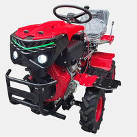Motoculteur diesel rotatif Meiqi 195, mini-motoculteur, désherbeur, tracteur agricole